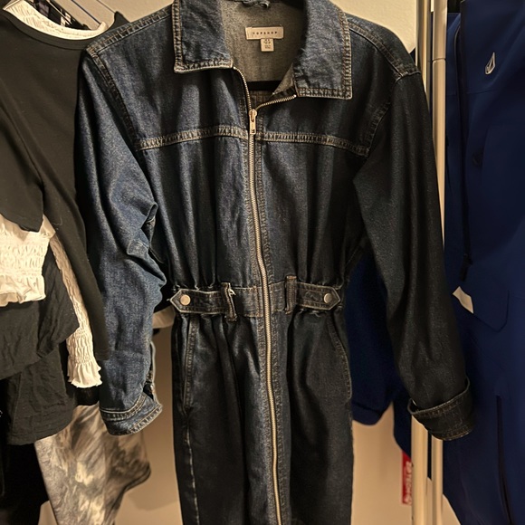 🌀$40🌀TOPSHOP JEAN DRESS! - Picture 1 of 6